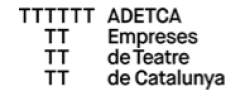 Logotip d'Adetca, l'Associació d'Empreses de Teatre de Catalunya