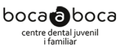Logotip de la clínica dental juvenil i familiar Boca a boca