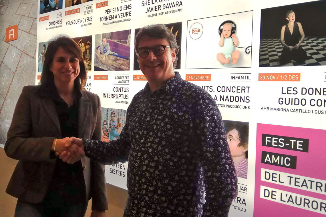 Conveni La Veu de l'Anoia i Teatre de l'Aurora