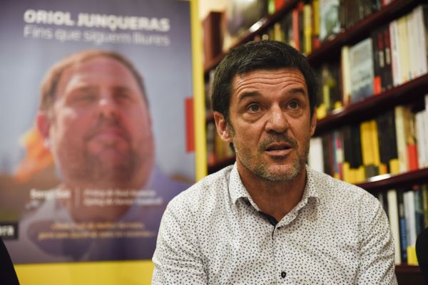 Sergi Sol, autor del llibre 'Oriol Junqueras. Fins que siguem lliures'