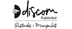 Logotipo de la empresa Discom Publicitat