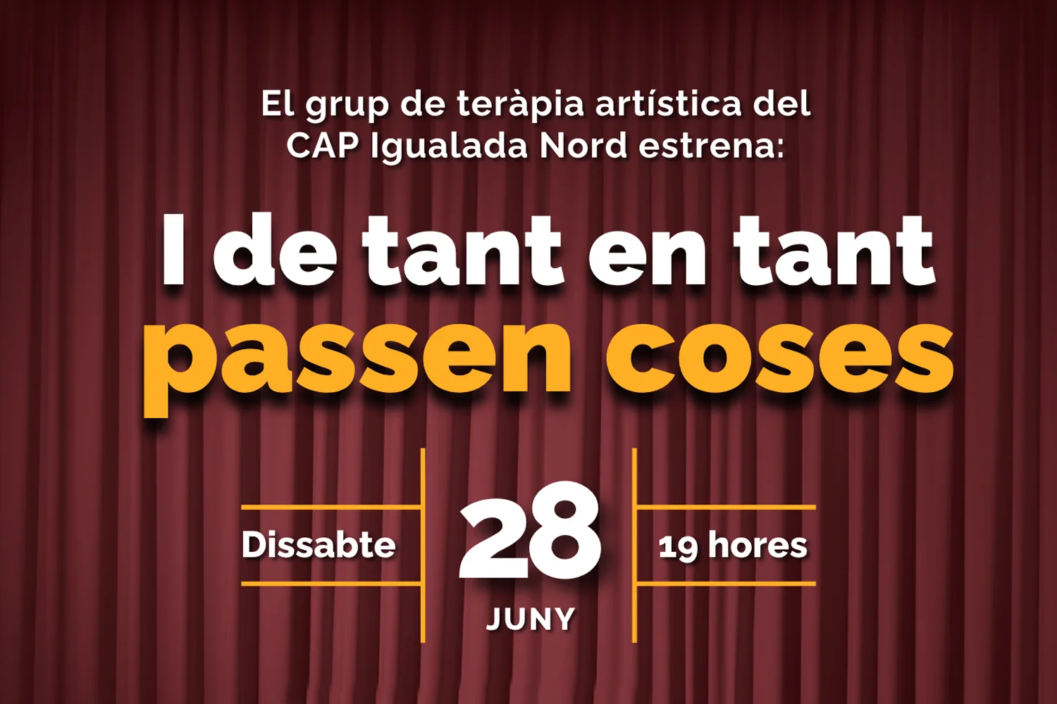 I de tant en tant passen coses | © CAP Igualada Nord